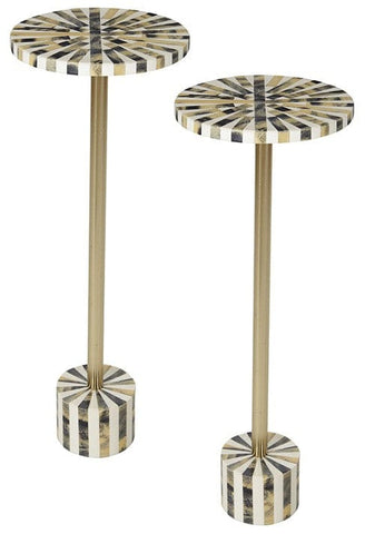 Office Star OSP Designs  Mosaic Accent Drink Table, 2-Pack [GCRRT] Office Star Accent Table