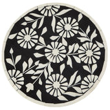 Office Star OSP Designs  Mosaic Accent Drink Table, 2-Pack [GCRRT] Office Star Black/White Floral Accent Table GCRRT-BW