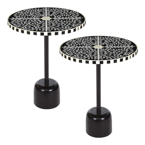 Office Star OSP Designs Mosaic Accent Table, 2-Pack [GCST] Office Star Accent Table