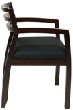 Office Star OSP Furniture Napa Guest Chair Wood Back [NAP91] Office Star