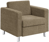 Office Star Pacific Fabric Arm Chair [PAC51] Office Star Taupe Accent Chair PAC51-S125