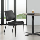 Office Star Padded Armless Visitor's Chair in Custom Colors [83720] Office Star Stacking Chair 83720