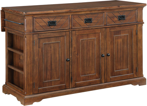 Office Star Palisade Kitchen Island [PAL5675] Office Star Oak PAL5675-OAK