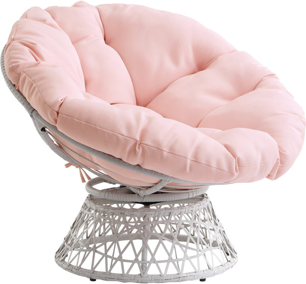 Office Star Papasan Chair [BF25292] Office Star Pink / Cream Wicker Weave BF25296CM-261