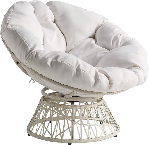 Office Star Papasan Chair [BF25292] Office Star White / White Wicker Weave BF25296WH-11