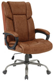 Office Star FL14570 high-back executive chair, Saddle Faux Leather, main view