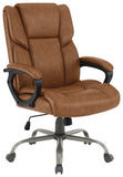 Office Star FL14571 mid-back executive chair, Saddle Faux Leather, main view
