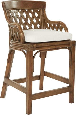 Office Star Plantation 24" Counter Stool [PLN158] Office Star Brown Stain PLN158-BRS