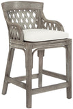 Office Star Plantation 24" Counter Stool [PLN158] Office Star Grey Bar Stool PLN158-GRY