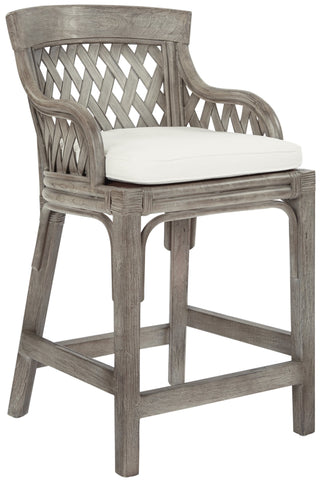 Office Star Plantation 24" Counter Stool [PLN158] Office Star Grey Bar Stool PLN158-GRY