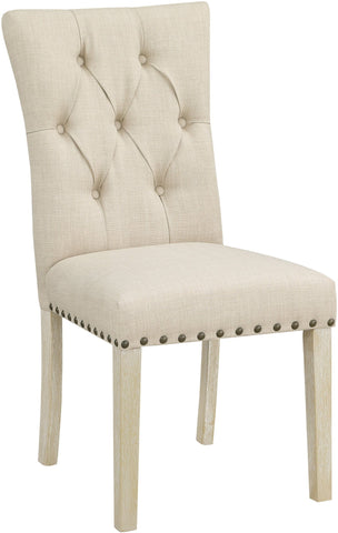 Office Star Preston Dining Chair 2 Pk [PSDC2] Office Star Burlap PSDC2-M34