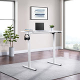 Office Star Primo Sit-to-Stand Electric Desk [PMO4823] Office Star White Top / White Base Adjustable Height Tables PMO4823-WH