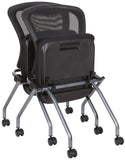 Office Star Pro Line II Armless Folding Mesh Chair, 2-Pack [84220] Office Star Mesh Chair 84220