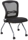 Office Star Pro Line II Armless Folding Mesh Chair, 2-Pack [84220] Office Star Mesh Chair 84220