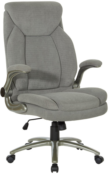 Office Star Pro Line II Big and Tall Fabric Chair [EXH14517BT-2] Office Star Grey Big & Tall Chairs ECH14517BT-EC3