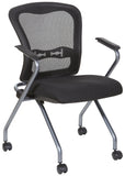 Office Star Pro Line II Mesh Folding Chair, 2-Pack [84440-30] Office Star Mesh Chair 84440