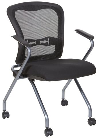 Office Star Pro Line II Mesh Folding Chair, 2-Pack [84440-30] Office Star Mesh Chair 84440