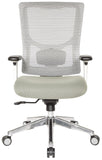 Office Star Pro-Line II™ ProGrid® White Mesh Mid Back Chair [95672-5882] Office Star Office Chair 95672-5882