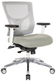 Office Star Pro-Line II™ ProGrid® White Mesh Mid Back Chair [95673] Office Star Office Chair