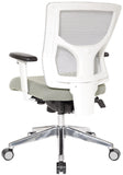 Office Star Pro-Line II™ ProGrid® White Mesh Mid Back Chair [95673] Office Star Office Chair