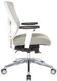 Office Star Pro-Line II™ ProGrid® White Mesh Mid Back Chair [95673] Office Star Office Chair