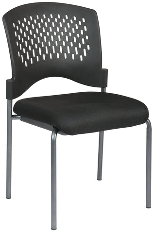 Office Star Pro-Line II™ Titanium Finish Armless Visitors Chair [8620-30] Office Star Guest Chair 8620-30