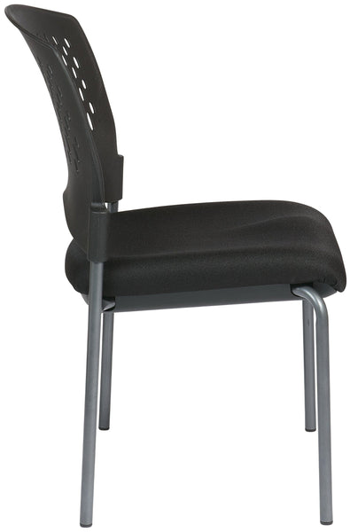 Office Star Pro-Line II™ Titanium Finish Armless Visitors Chair [8620-30] Office Star Guest Chair 8620-30