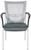 Office Star ProGrid® Mesh Back Visitors Chair [8810W] Office Star Grey Guest Chair 8810W-2M