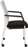 Office Star ProGrid® Mesh Back Visitors Chair with Casters [8840W] Office Star