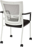 Office Star ProGrid® Mesh Back Visitors Chair with Casters [8840W] Office Star