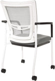 Office Star ProGrid® Mesh Back Visitors Chair with Casters [8840W] Office Star