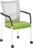 Office Star ProGrid® Mesh Back Visitors Chair with Casters [8840W] Office Star Green 8840W-6