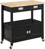 Office Star Radford Kitchen Cart [RADW] Office Star Black RADW-3
