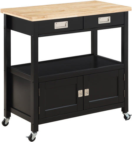 Office Star Radford Kitchen Cart [RADW] Office Star Black RADW-3