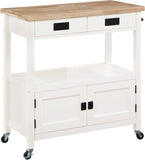 Office Star Radford Kitchen Cart [RADW] Office Star White RADW-11