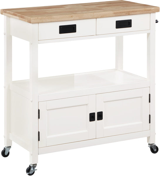 Office Star Radford Kitchen Cart [RADW] Office Star White RADW-11