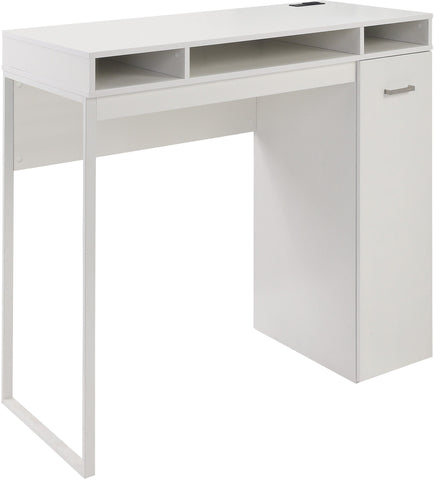 Office Star Ravel 47"W Desk with Storage [RV9848] Office Star White RV9848-WH