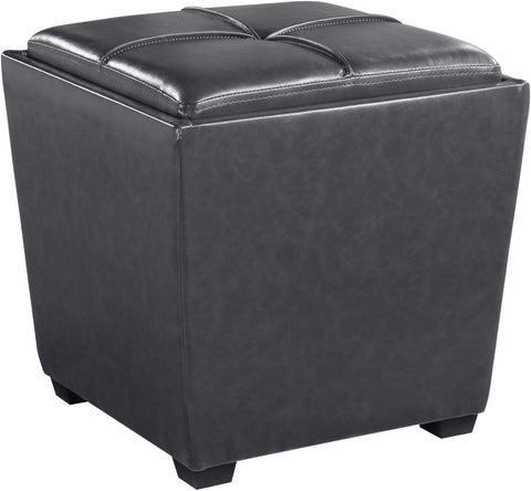 Office Star Rockford Storage Ottoman [RCK361] Office Star Pewter RCK361-PD26