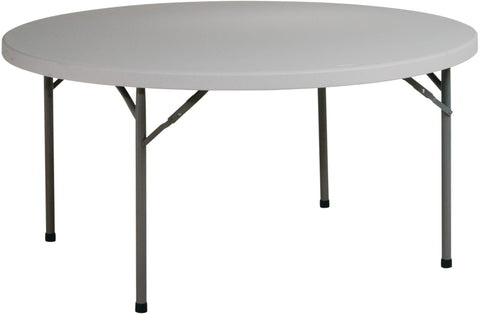 Office Star Round Resin Multi Purpose Table [BT60Q] Office Star 60" BT60Q