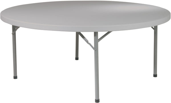 Office Star Resin Folding Chairs - Set Of 4, Silver Accents, Lightweight And Durable - View #3