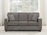 Office Star Russell Compact 3 Seater Sofa [RSL53] Office Star Taupe Sofa RSL53-SK335