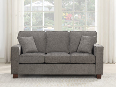 Office Star Russell Compact 3 Seater Sofa [RSL53] Office Star Taupe Sofa RSL53-SK335