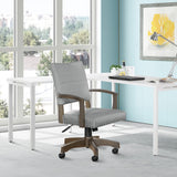 Office Star Santina Bankers Chair [111AG] Office Star Grey Home Office Chair 111AG-GRY