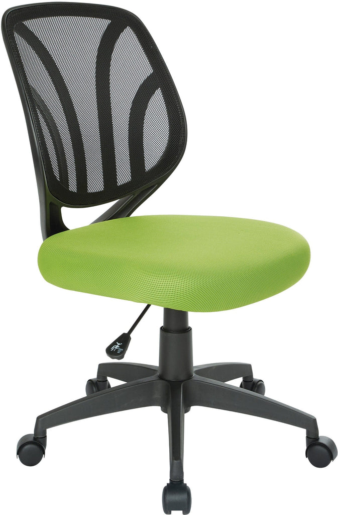 Silla De Oficina De Diseño Escandinavo Emma En Tejido De Lino Verde