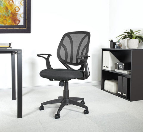 Office Star Screen Back Chair [EM69202N] Office Star Mesh Chair