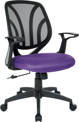 Office Star Screen Back Chair [EM69202N] Office Star Purple EM69202N-512