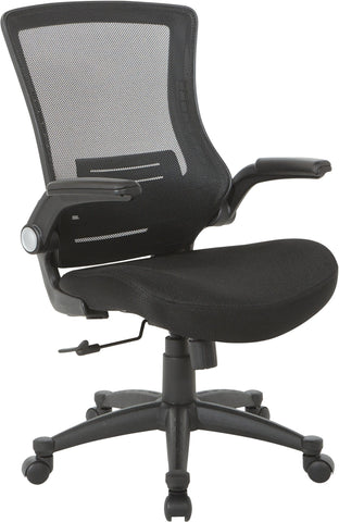 Office Star Screen Back Manager's Chair [EM60926P] Office Star Black Mesh Seat EM60926P-3M