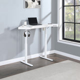Office Star Stealth Sit-to-Stand Electric Heigh [STH4848] Office Star White Adjustable Table STH4848-WH