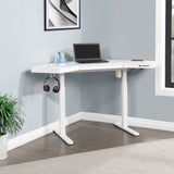 Office Star Stealth Sit-to-Stand Electric Heigh [STH4848] Office Star White Adjustable Table STH4848-WH