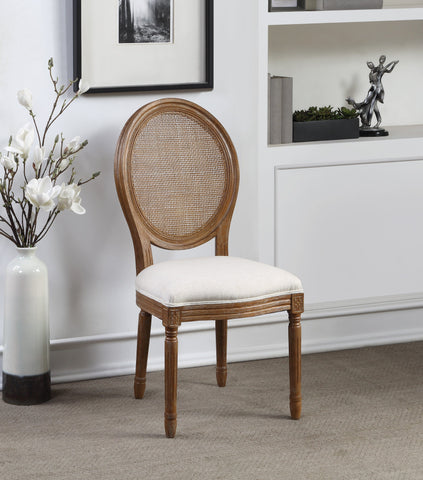 Office Star Stella Cane Back Chair [STE] Office Star Linen Accent Chair STE-L32